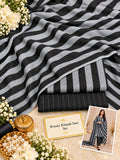 LIMELIGHT Winter Khaddar 3-Piece Unstitched Suit – Premium Striped Collection